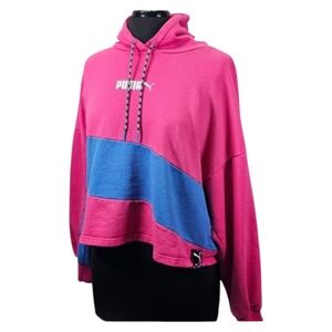 Puma crop‎ pullover hoodie